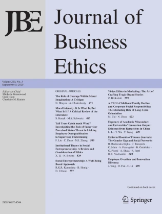 Journal of Business Ethics